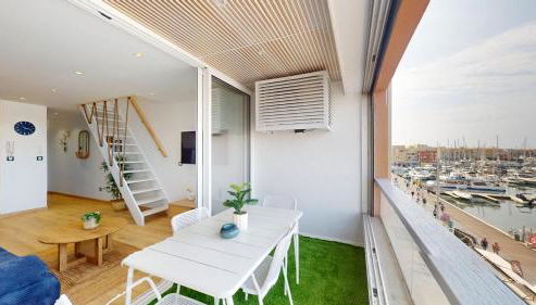 Magnifique appartement avec vue exceptionnelle sur le Port , dernier étage terrasse parking - Foto 5