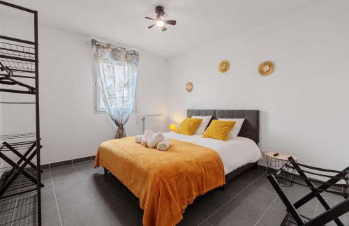 Quiet and bright apartment terrace and private P - Foto 8