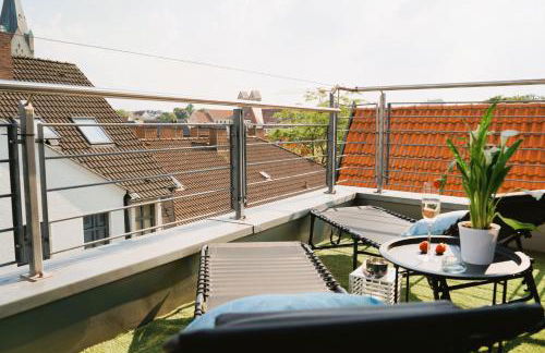 Penthouse am Dom- Altstadt in 200 m- 4 Dachterrassen, stilvoll und ruhig, 24-7-Self Check-in für bis zu 6 Personen - Foto 6