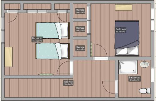 Spacious 2 Bedroom Home in Picturesque Cullen - Foto 17