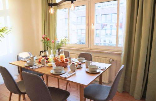 Große Wohnung mit 3 Schlafzimmern & 6 Boxspringbetten, WLAN, Smart TV, Parkplatz, Waschmaschine & Trockner - Foto 5