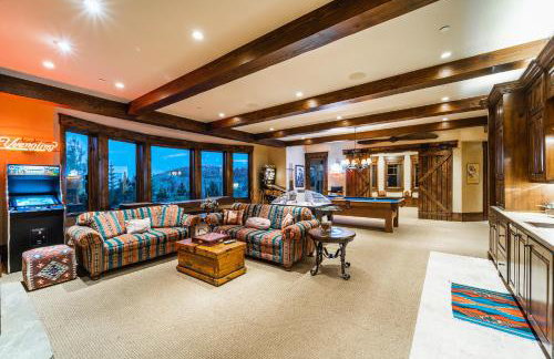 8 Bedroom Deer Valley Masterpiece with endless views. Theater hot tub game room ski-inout - Photo 37