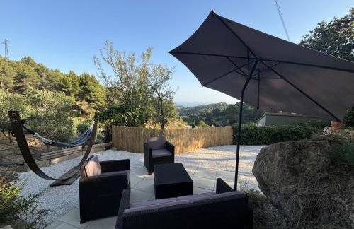 Haut de villa, vue mer panoramique - Foto 13