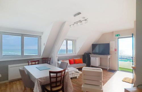 Tipoz'Immo - appartement l'Océan Duplex vue mer accès à pied - linge inclus lits faits - animaux bienvenus - wifi inclus - proche des commerces - Foto 5