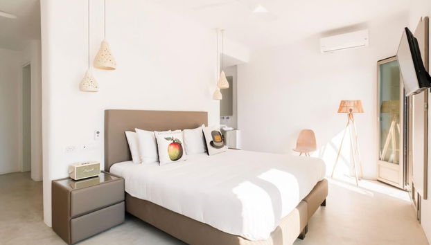 Lovely 6-bed Villa in Mykonos Fleur de Sel - Foto 5, Habitación