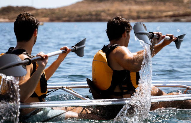 Balade en kayak transparent à Cabo de Palos - Photo 2