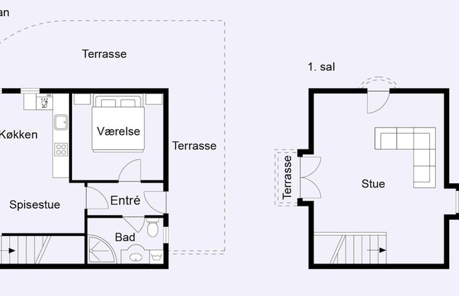 5 Star Holiday Home in Lokken - Foto 16