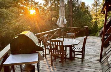 Clarity Cabin A-Frame Sanctuary w Hot Tub Fireplace Grill AC Hammock Chairs Fire Pit Pets OK - Foto 30