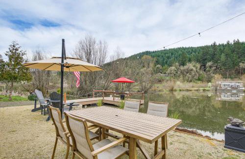 Private Pond and Dock! Cozy Cabin in Southern Oregon - Foto 22