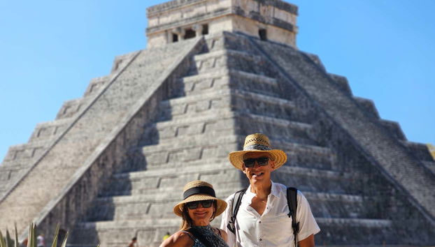 Aproveitando a excursão a Chichén Itzá