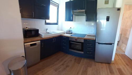 Loft climatisé "La pinède", 50 m2, très calme, 5 mn à pied des plages, lit King Size - Foto 4, stove, dishwasher, pet friendly, toaster, minibar