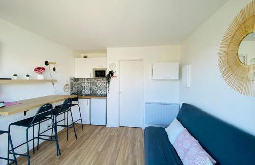 Studio sur plage avec piscine et balcon vue mer - Foto 4