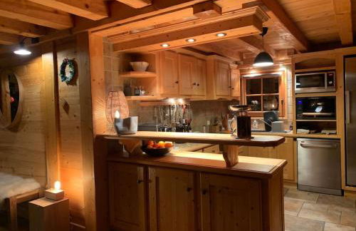 Superbe CHALET (14 personnes) & SAUNA au pied du Mont Blanc - Photo 18