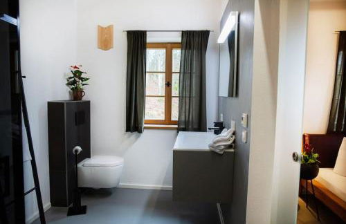 Traumhaftes Chalet mit Sauna und Whirlpool Refugium am Rehberg - Foto 43