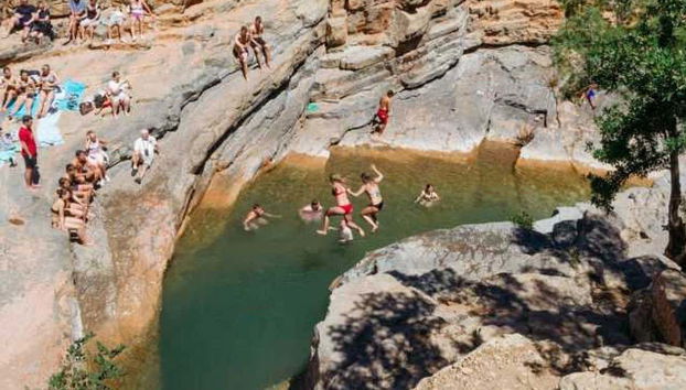 Un bagno rinfrescante