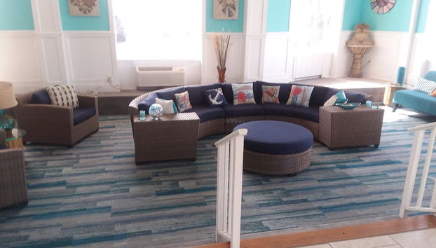 Zona de estar del vestíbulo