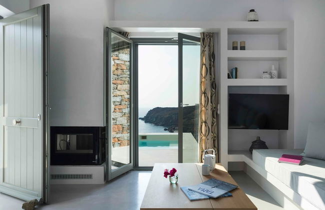 Phos Villas Tinos - Selene Villa With Private Pool and Sea View 96m - Foto 48