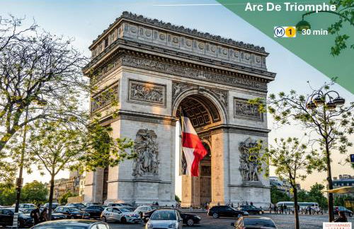 Cozy Studio Heart of La Défense - 10 min to Paris - Foto 27