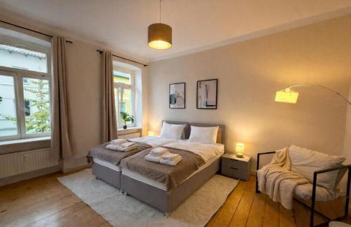 LIVA Stays Schwerin Zentrum - 4 Ferienwohnungen mit Küche und WLAN - Nähe Hauptbahnhof - Ideal für Familien & Monteure - Foto 48