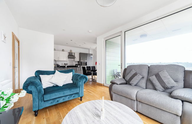 Modern 1bed with Panoramic View London - Foto 21