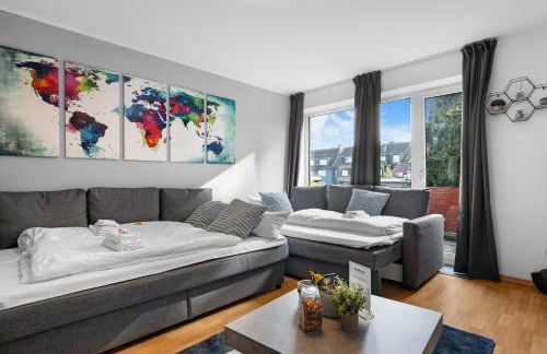 Design Luxus, Vollausstattung, 2 min Hbf Duisburg, beste Betten, 2 55" TV, Netflix, W24 - Foto 8