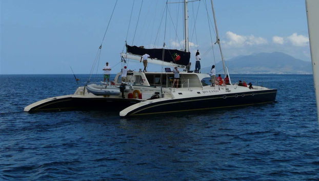 Sailing in the Caribbean Sea