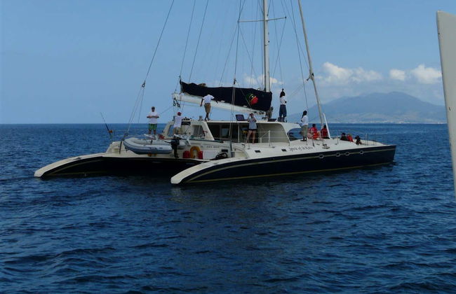 Festa de barco pelas ilhas de São Cristóvão e Nevis - Foto 6