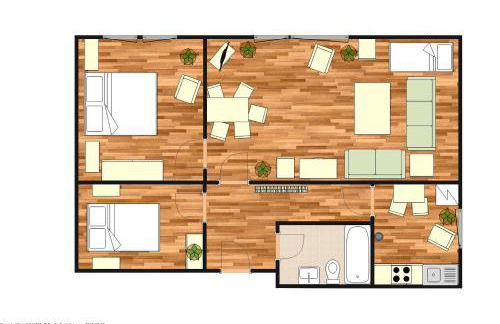 Künstler Ferienwohnung 3 Zimmer Küche Bad zentrale Lage - Foto 15