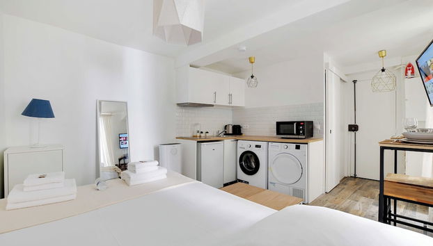 Charming Studio - 2P - Atelier des Lumieres - Foto 4, Habitación