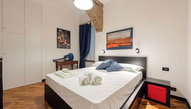 Charming Flat Next to Genoa's Aquarium - Foto 4, Habitación