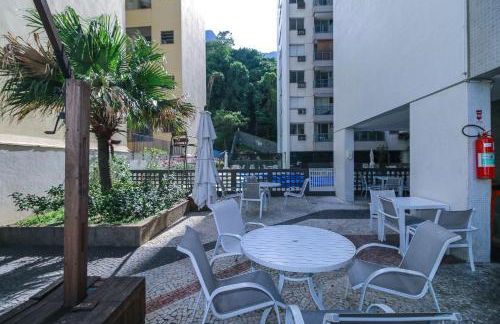 Flat no Humaitá com Piscina e Academia - Foto 44