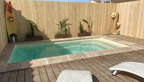 Mas des Oliviers, maison avec piscine privative et chauffée, 3 animaux acceptés LOCAMARGUE - Foto 4, sunbed