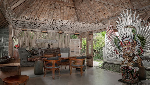 Zona de estar del vestíbulo