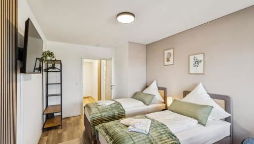 Skyview Apartment mit Balkon & Parkplatz - Foto 4