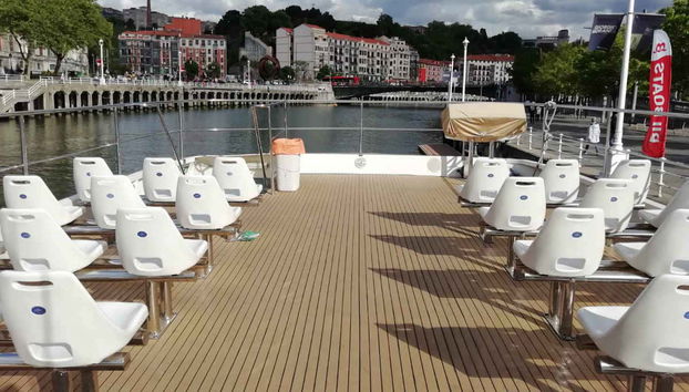 Admire the views from the boat