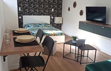 Superbe Appt avec cour et parking gratuit à 5min de la cité médiévale - Foto 4