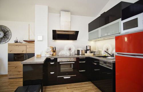 mit Meerblick und Balkon, strandnah, gratis Nutzung vom AHOI Erlebnisbad und Sauna in Sellin - Meeresblick FeWo 51 - Foto 14