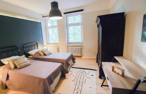 Alte Schule Gästehaus - The principal's rooms Appartment - Foto 19