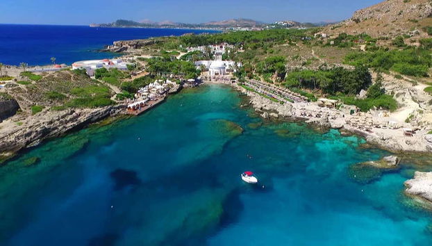 Catamaran along Rhodes beaches