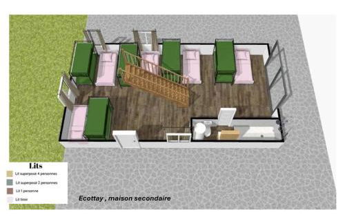 Crazy Villa Ecottay 61 - Heated pool & sauna - 2h from Paris - 30p - Foto 53