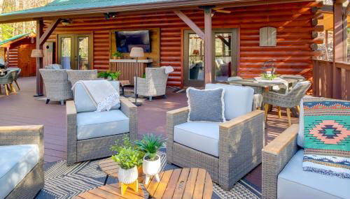 Hot Tub and Fire Pit Fall Family Retreat in Murphy! - Foto 2