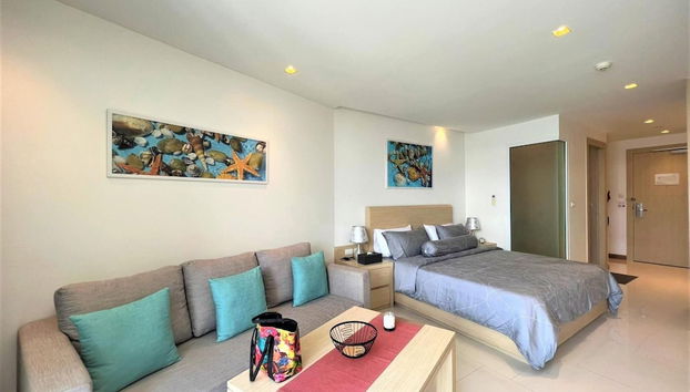 Maroon Studio at the Beachfront - Foto 3, Habitación