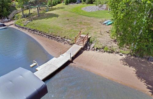 Northwoods WI 6BR Lakefront Cabin Retreat on Lake Nokomis - Minnohawk Lodge - Foto 74