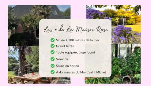 La Maison Rose - avec grand jardin clos à 300m de la mer - Foto 2