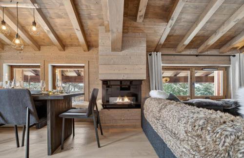 Megeve Luxury Spa Escape with views and parking - Foto 36