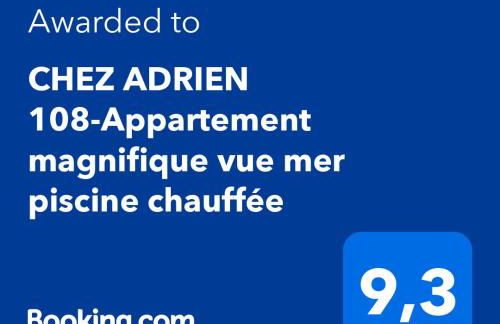 CHEZ ADRIEN 108-Appartement magnifique vue mer piscine chauffée - Foto 49