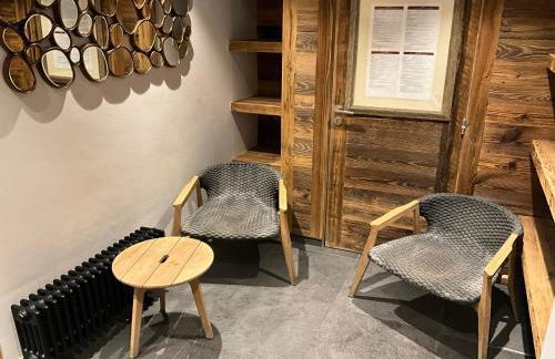 Appt rénové, 6 personnes Arc 1950 vue exceptionnelle MontBlanc, sauna, hammam, piscine int et ext - Photo 24