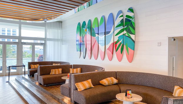 Sala de estar do lobby