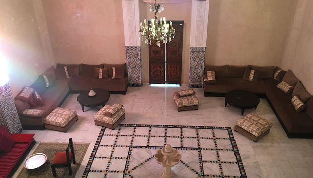 Zona de estar del vestíbulo