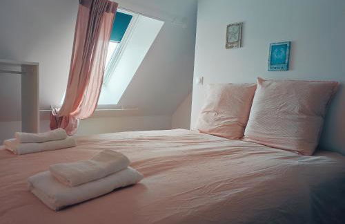 Barneville Plage appart cosy avec terrasse 150m de la mer - Foto 10